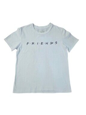 Love Tribe FRIENDS White Graphic Logo Tee